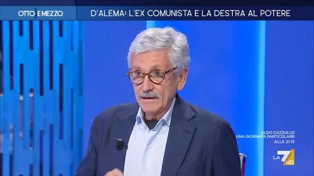 Cortei, Massimo D'Alema: "Meloni su gip? Garantista, dovrebbe festeggiare"
