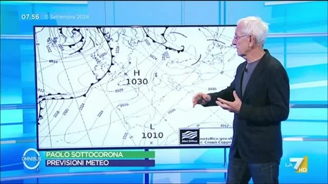 Meteo LA7 - 15/9/2024