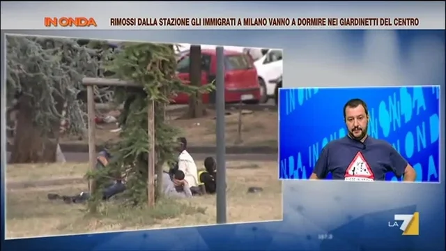 Immigrati - Rimossi dalla stazione dormono ai giardinetti