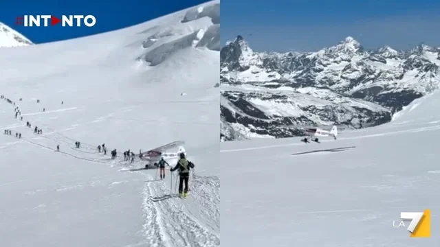 Momenti di paura sul Monte Rosa: ultraleggero decolla vicino agli scialpinisti