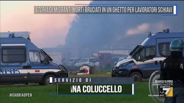 Storia di migranti morti bruciati in un ghetto per lavoratori schiavi