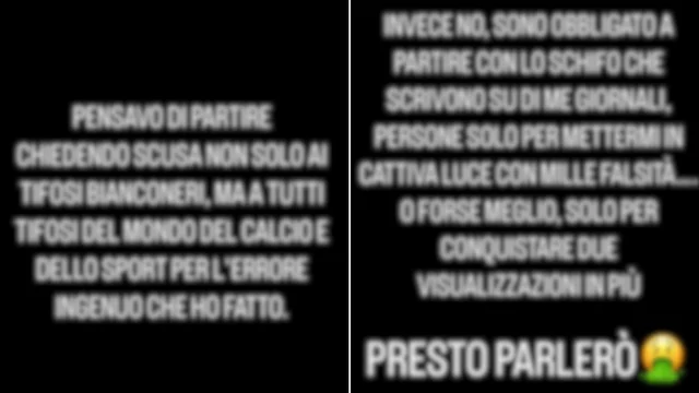 Nicolò Fagioli, le storie Instagram polemiche: "Lo schifo che scrivono su di me..."