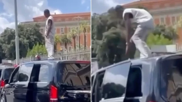 Travis Scott a Roma bloccato nel traffico prima del concerto: video