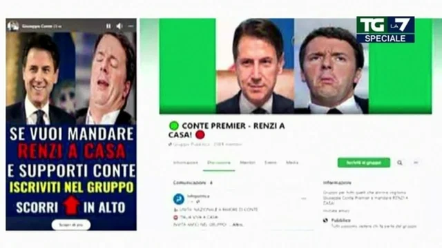 Conte e la storia Facebook anti-Renzi: il giallo dell'hacker