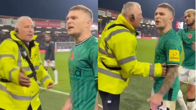Il giocatore del Newcastle Kieran Trippier litiga con i suoi tifosi: ecco cosa si sono detti