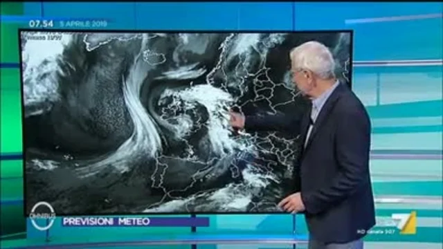 Le previsioni del tempo del 5 aprile