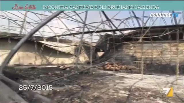 Incontra Cantone gli bruciano l'Azienda