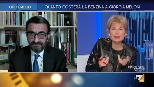 Quanto costerà la benzina a Giorgia Meloni - Otto e Mezzo - Puntata del 10/01/2023