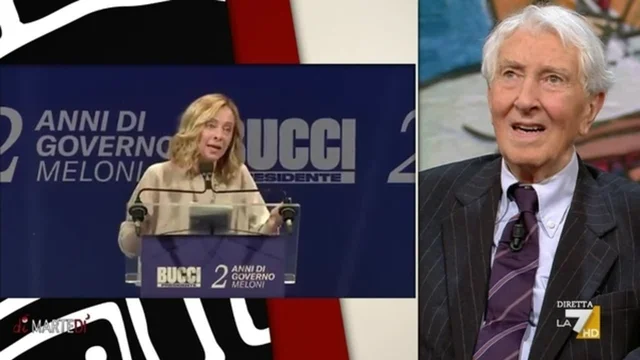 Augias sul comizio di Meloni: "È un delirio, un premier si può esprimere così? Trasecolo..."