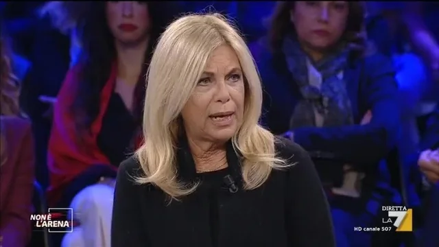 Rita Dalla Chiesa a sostegno di Nunzia De Girolamo e Massimo Giletti: 'La vergogna è quello che sta succedendo e a cui non si sta dando un seguito positivo'