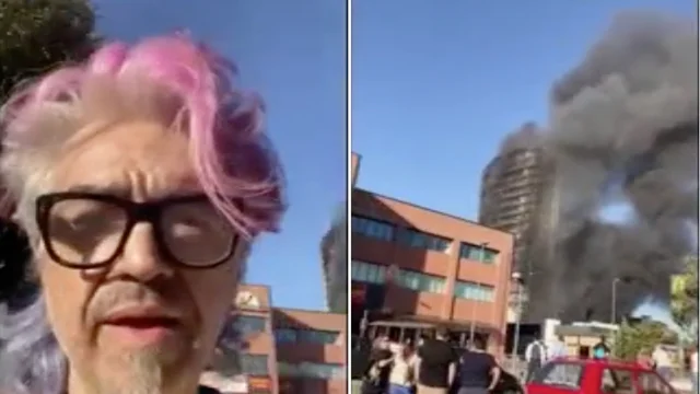Incendio a Milano, la testimonianza di Morgan: "Stavamo per andare a fuoco anche noi"
