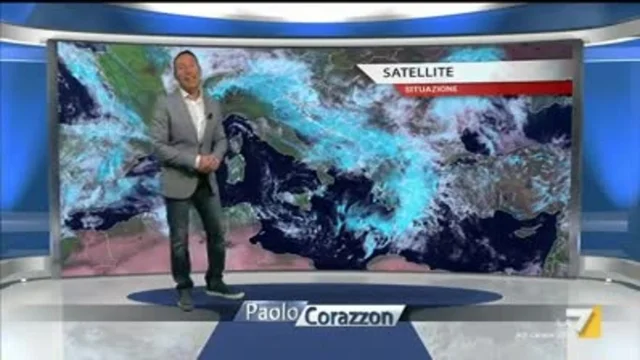 Il meteo della sera del 8 aprile