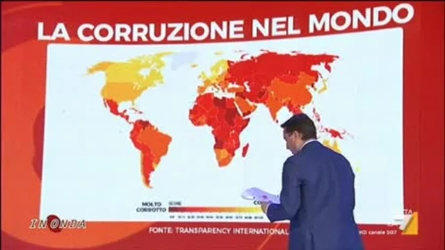 Corruzione nel mondo, Italia al 60° posto. Piercamillo Davigo: 'Non per natura ma per cultura'