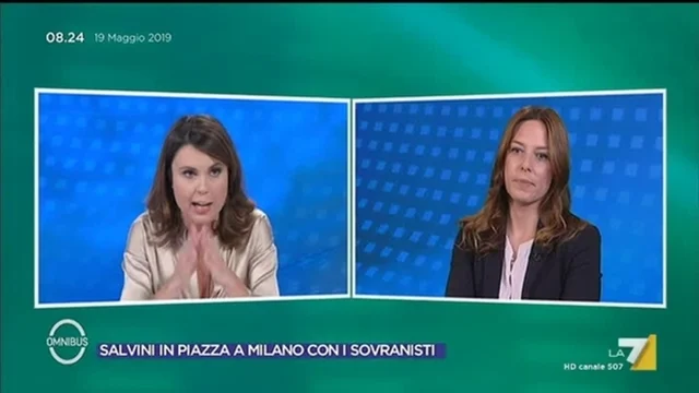 Salvini in piazza a Milano con i sovranisti