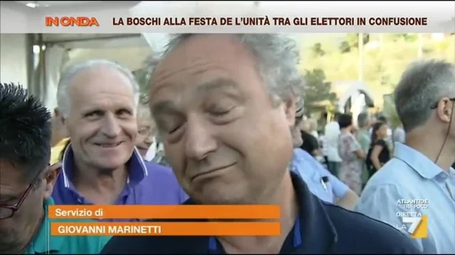 La Boschi alla Festa de L'Unità tra gli elettori in confusione