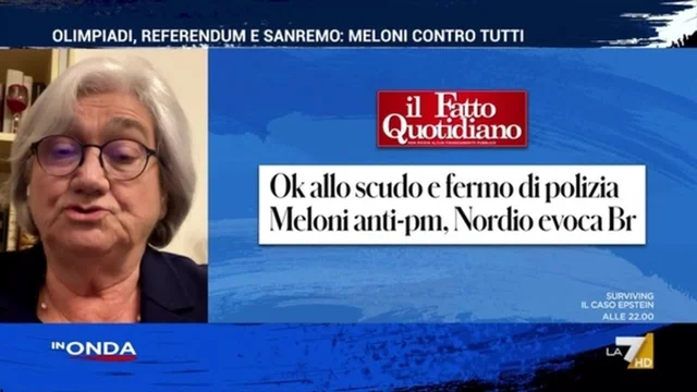 Manifestazione contro Olimpiadi, Rosy Bindi: "Il parallelismo con gli anni di piombo è offensivo"