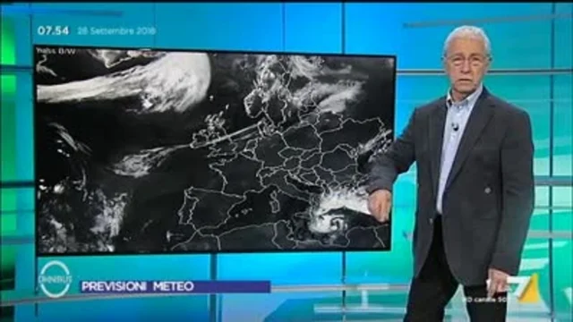 Il meteo del 28 settembre