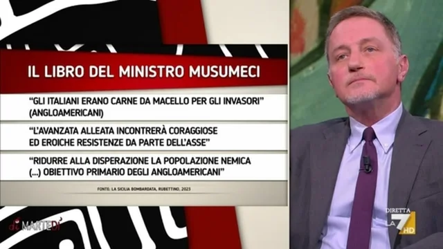 25 aprile, la sobrietà e il libro del ministro Musumeci che attacca chi ci ha liberato
