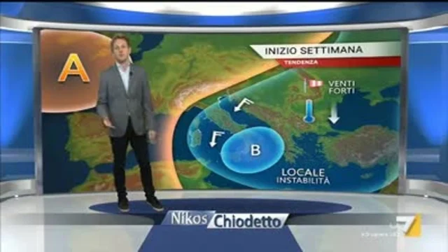 Il meteo della sera del 20 ottobre