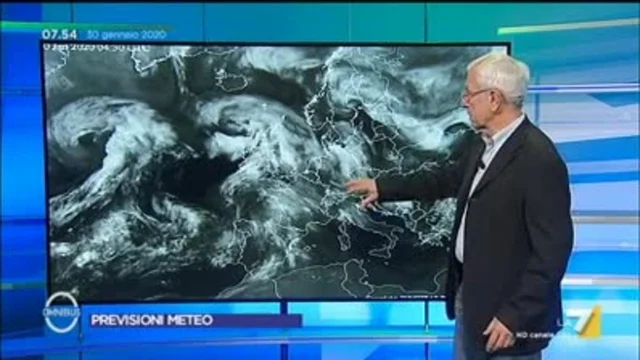Le previsioni meteo del 30/01/2020