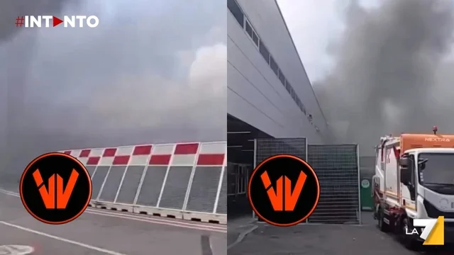 Incendio sul tetto del Terminal 1 dell’aeroporto di Fiumicino: fumo visibile da chilometri