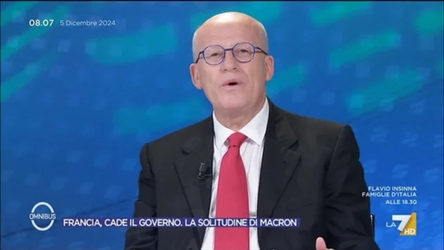 Francia, cade il Governo. La solitudine di Macron - Omnibus, 05/12/2024