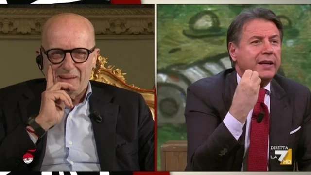 Conte sbotta contro Sallusti: "Ma che cosa ride?"