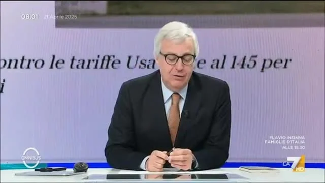 Omnibus Dibattito - Puntata del 21/4/2025