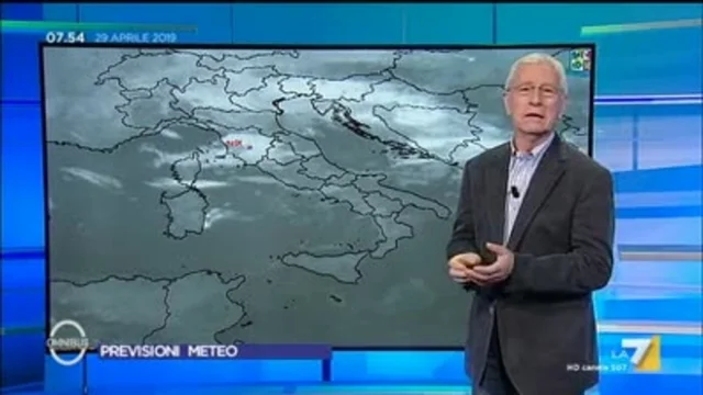 Le previsioni del tempo del 29 aprile