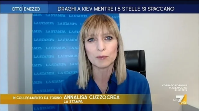 Draghi a Kiev mentre i cinque stelle si spaccano - Otto e Mezzo - Puntata del 16/6/2022
