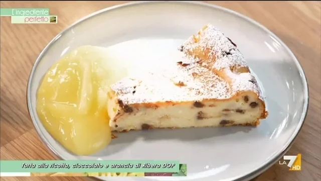 Torta alla ricotta, cioccolato e arancia