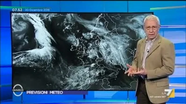 Il meteo del 20 dicembre