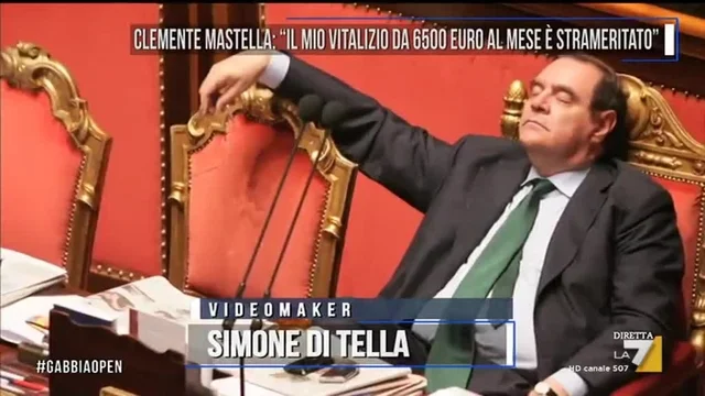 Clemente Mastella: il mio vitalizio da 6500 euro al mese è strameritato
