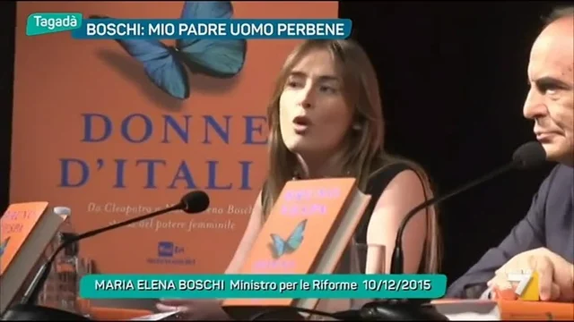 Banca Etruria, M.E.Boschi:'Conosco mio padre, e' una persona per bene'