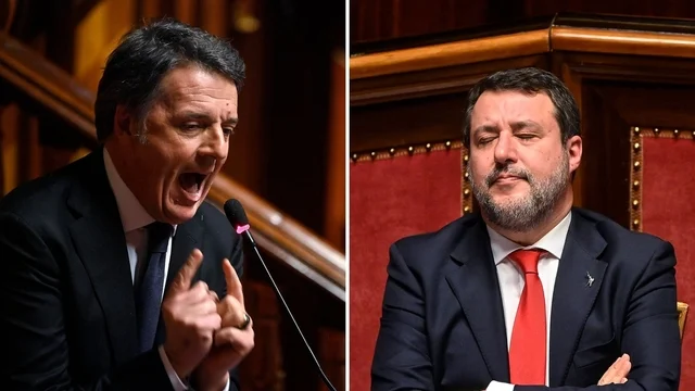 Renzi attacca Salvini in Senato: "Si è vestito da Trump, la prossima volta da Village People. Deve andare a casa!"