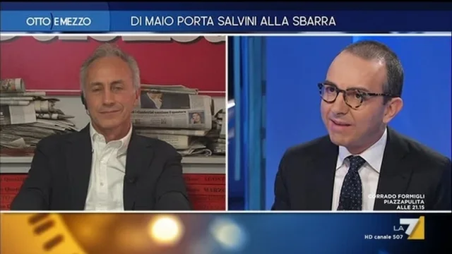 Di Maio porta Salvini alla sbarra - Otto e Mezzo - Puntata del 19/12/2019