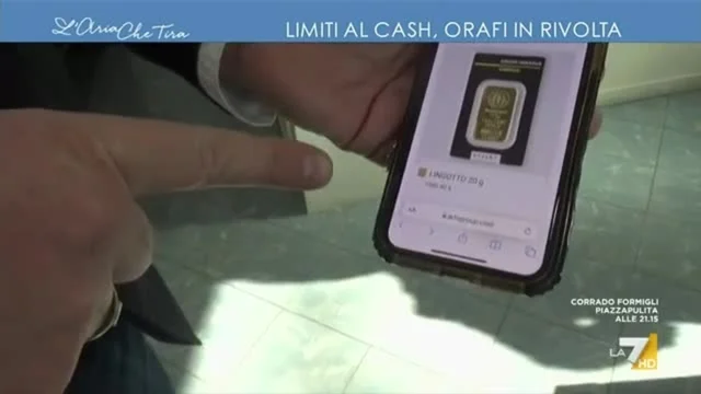 Limiti al contante, orafi in rivolta