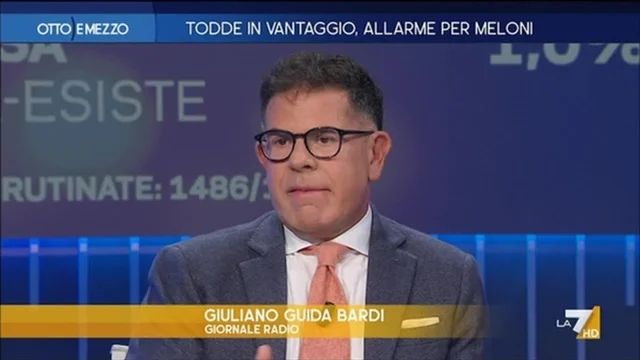 Todde in vantaggio, allarme per Meloni - Otto e Mezzo - Puntata del 26/2/2024