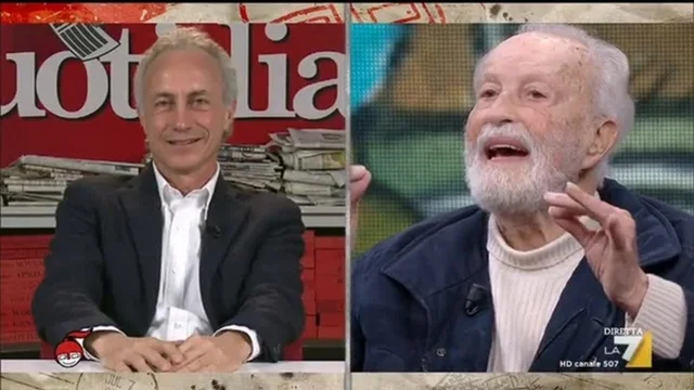 Morto Eugenio Scalfari: una delle sue ultime interviste tv. E il confronto con Travaglio a diMartedì