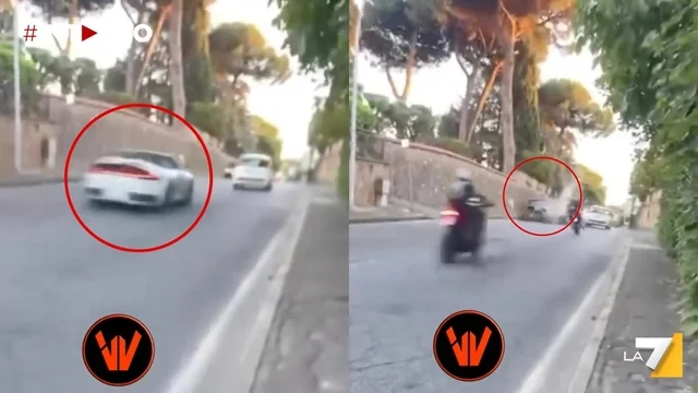 Pirata della strada a Marino: 36enne arrestato dopo incidente con Porsche noleggiata