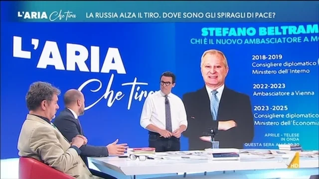 L'Aria Che Tira - Puntata del 29/8/2025