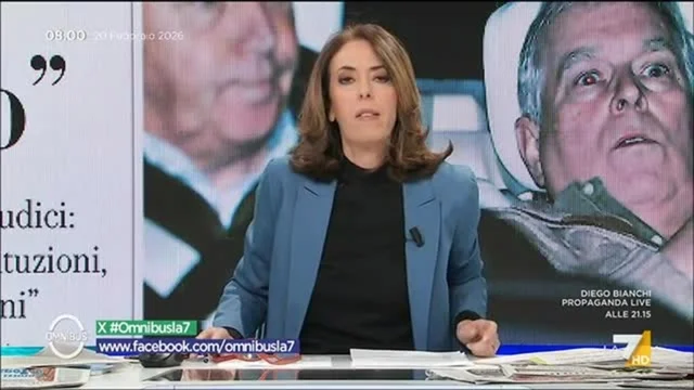 Omnibus Dibattito - Puntata del 20/2/2026