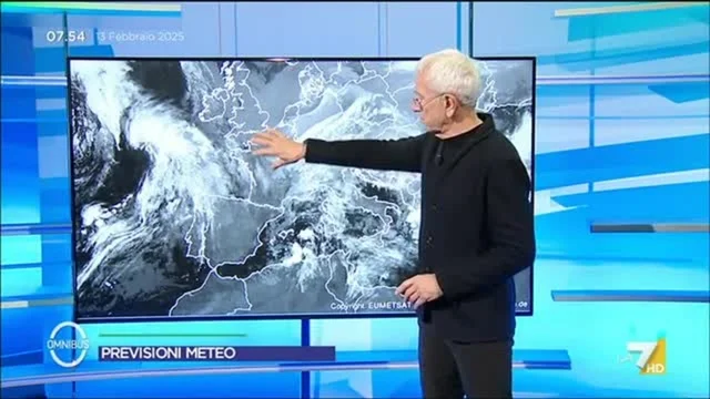 Previsioni Meteo di oggi di Paolo Sottocorona - 13/2/2025