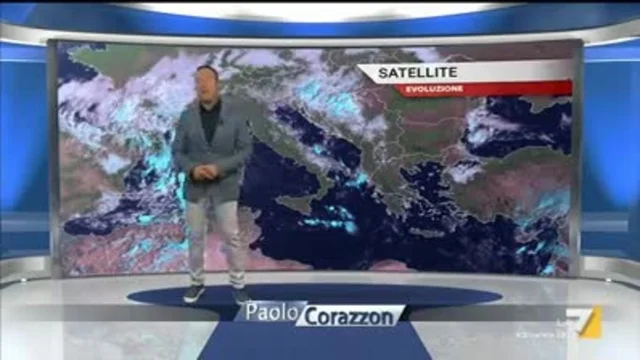 Il meteo della sera del 8 ottobre