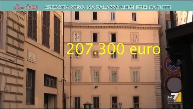 Crescita zero, ma Palazzo Chigi premia tutti