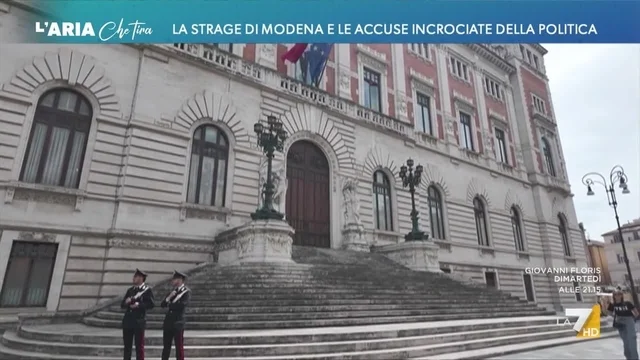 La strage di Modena e le accuse incrociate della politica