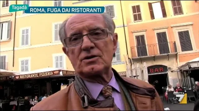 Roma, fuga dai ristoranti