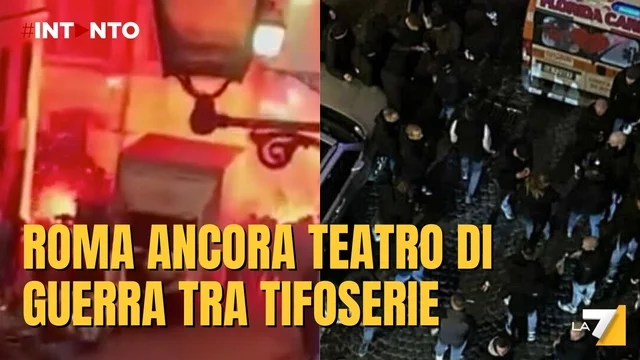 Scontri a Roma tra ultras di Lazio e Real Sociedad: tre tifosi spagnoli accoltellati. Il video della guerriglia.