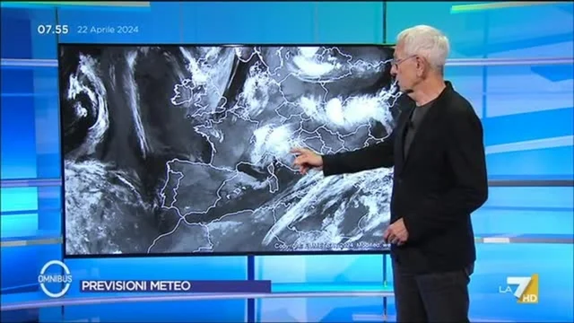 Le previsioni meteo di oggi 22 aprile
