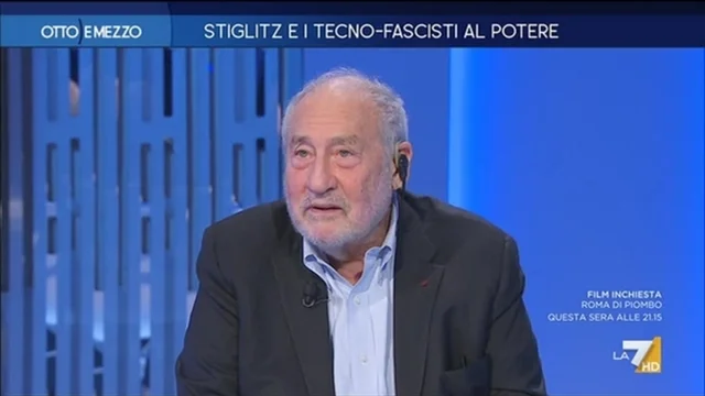 Stiglitz e i tecno-fascisti al potere - Otto e Mezzo - Puntata del 14/2/2025